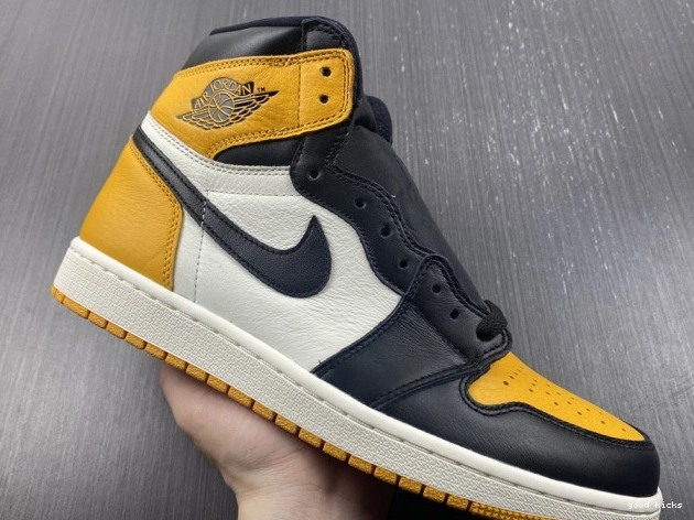 Cheap OG Jordan High Yellow Toe 1 555088-711 Air 0717